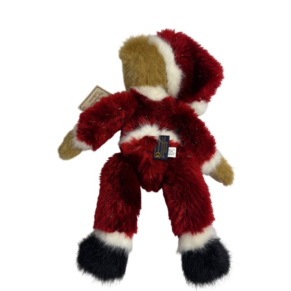 Boyds Bear Santa Bearhugs Articulated Stuffed Teddy Bear Christmas Glitter VTG - Picture 4 of 11